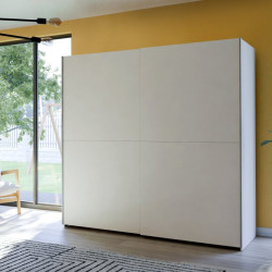 Biała szafa przesuwna Schach&matt SHMS32231 200 cm