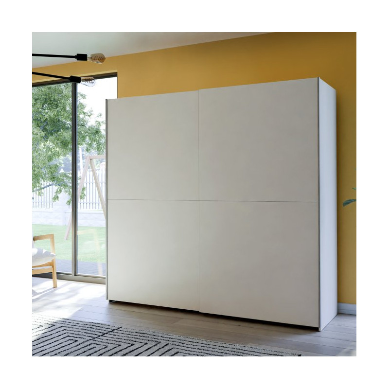 Biała szafa przesuwna Schach&matt SHMS32231 200 cm