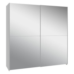 Szafa przesuwna z lustrem 190 cm Schach&matt | biały