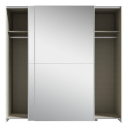 Szafa przesuwna z lustrem 190 cm Schach&matt | biały