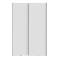 Biała szafa przesuwna 120 cm Schach&matt do małych wnętrz