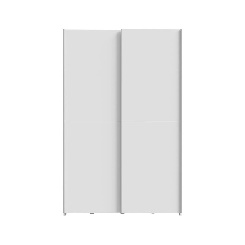 Biała szafa przesuwna 120 cm Schach&matt do małych wnętrz