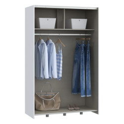 Szafa przesuwna 120 cm Schach&matt | biały/dąb icon