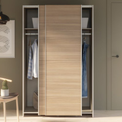 Szafa przesuwna 120 cm Schach&matt | biały/dąb icon