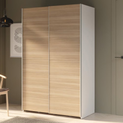 Szafa przesuwna 120 cm Schach&matt | biały/dąb icon