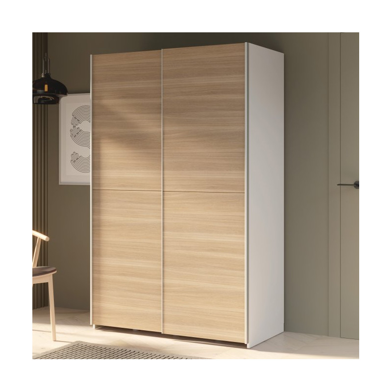 Szafa przesuwna 120 cm Schach&matt | biały/dąb icon