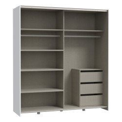 Biała szafa przesuwna Schach&matt SHMS82231 170 cm