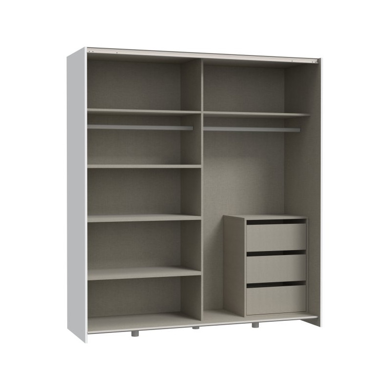 Biała szafa przesuwna Schach&matt SHMS82231 170 cm