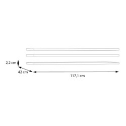 Schach&Matt SHMD1171 – zestaw 3 półek do szafy