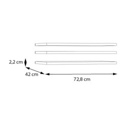 Schach&Matt SHMD727 – zestaw 3 półek do szafy