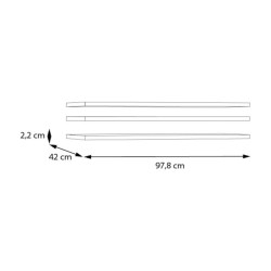 SHMD978 – zestaw 3 półek do szafy Schach&Matt