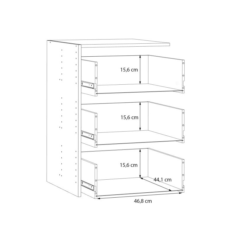 Kontenerek do szafy Sophistispace SSQC351 | Meble Forte