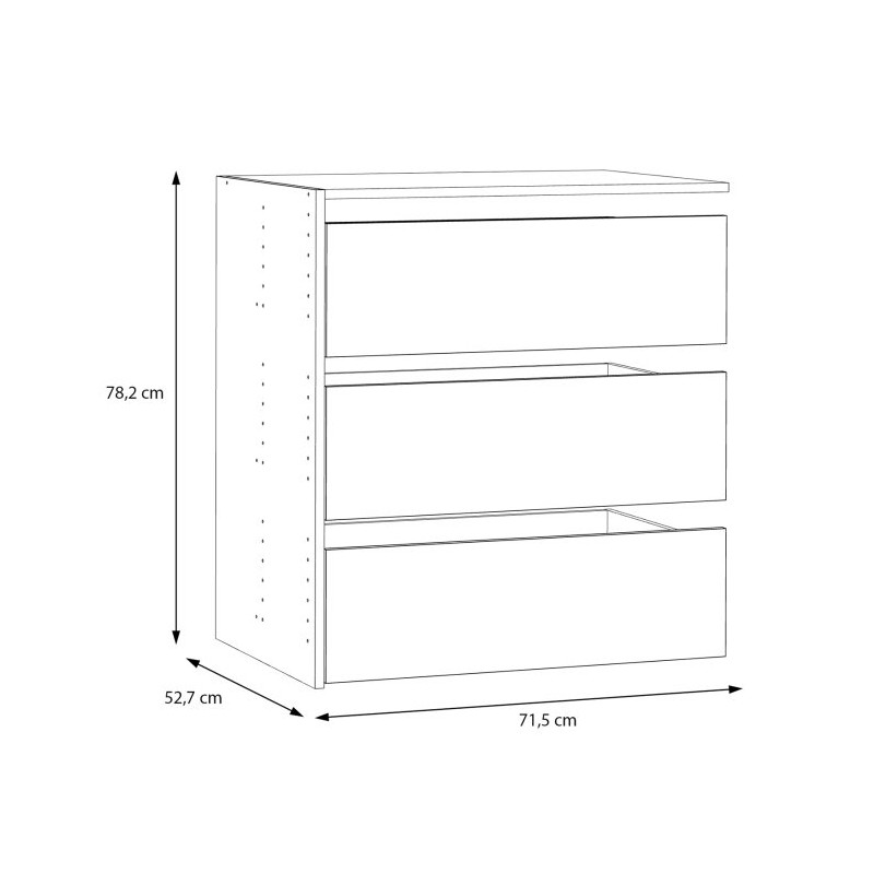 Kontenerek do szafy Sophistispace SSQC371 | Meble Forte