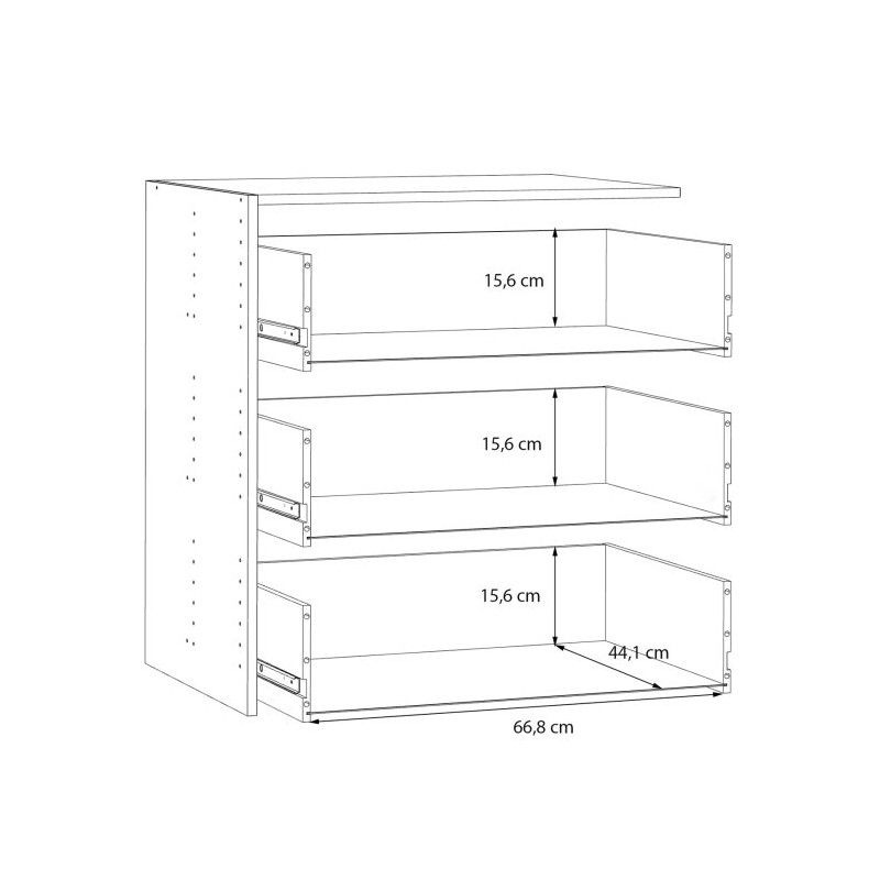 Kontenerek do szafy Sophistispace SSQC371 | Meble Forte