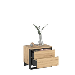 Stolik nocny z oświetleniem Quant QS-03 Lenart Kolekcja Quant