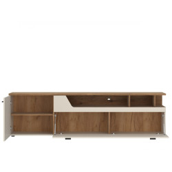 Komoda RTV Cut Out CTUF03 Dąb Coast Meble Wójcik