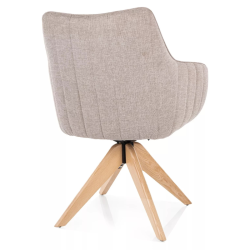 Krzesło obrotowe Azalia D Brego 31 jasny beż