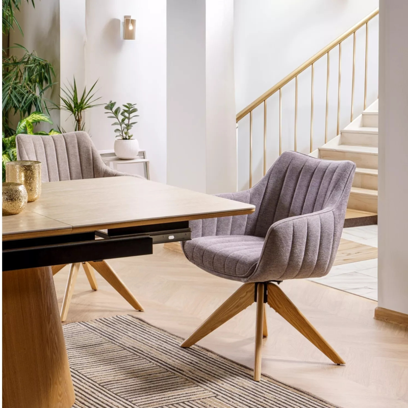 Krzesło obrotowe Azalia D Brego 31 jasny beż