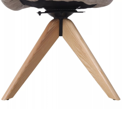 Krzesło obrotowe Azalia D Brego 31 jasny beż