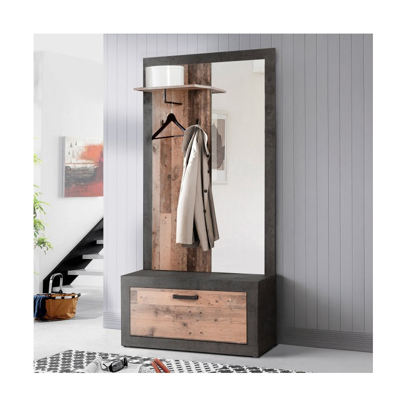 Garderoba do przedpokoju Zumba ZMBD04 – praktyczna organizacja