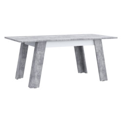 Stół rozkładany Zumba ZMBT423 140×90 cm | biały/beton