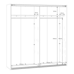 Szafa przesuwna 200 cm Sophistispace SSQS82411
