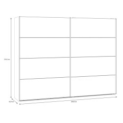 Szafa przesuwna 270 cm Sophistispace SSQS12411