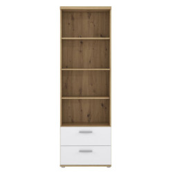 Wąski regał półotwarty Winnie do przechowywania i ekspozycji