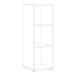 Niski regał Winnie WNR43 30 cm do małych przestrzeni