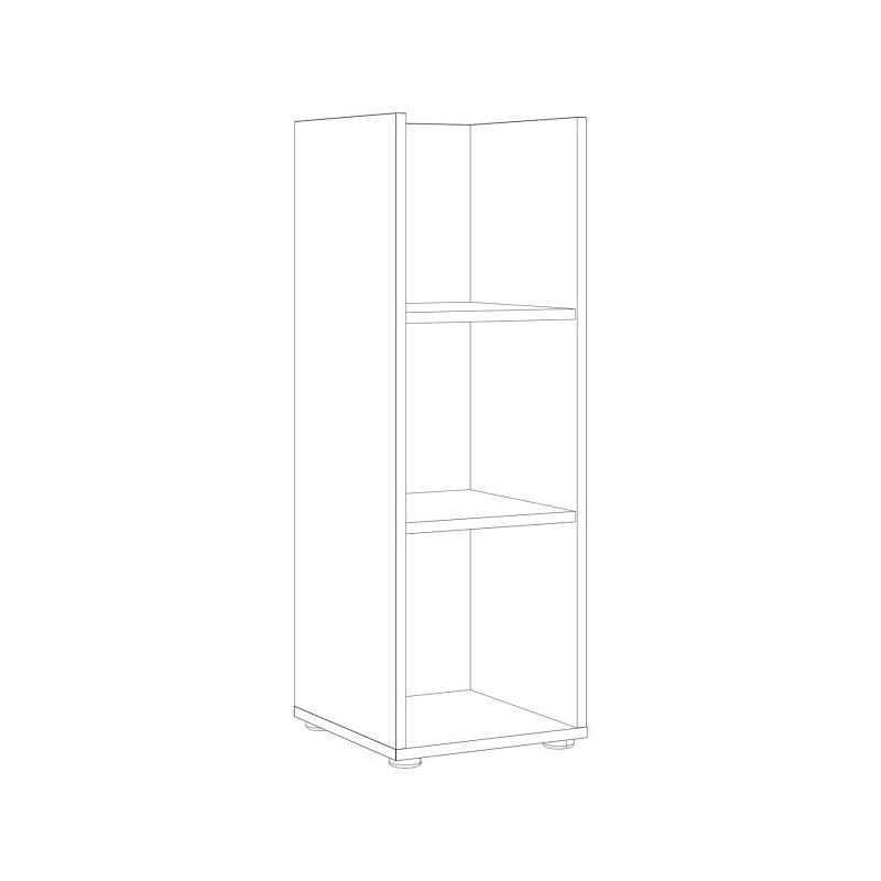 Niski regał Winnie WNR43 30 cm do małych przestrzeni