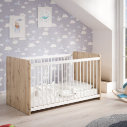 Łóżeczko 70×140 cm Winnie  z wkładem pod materac