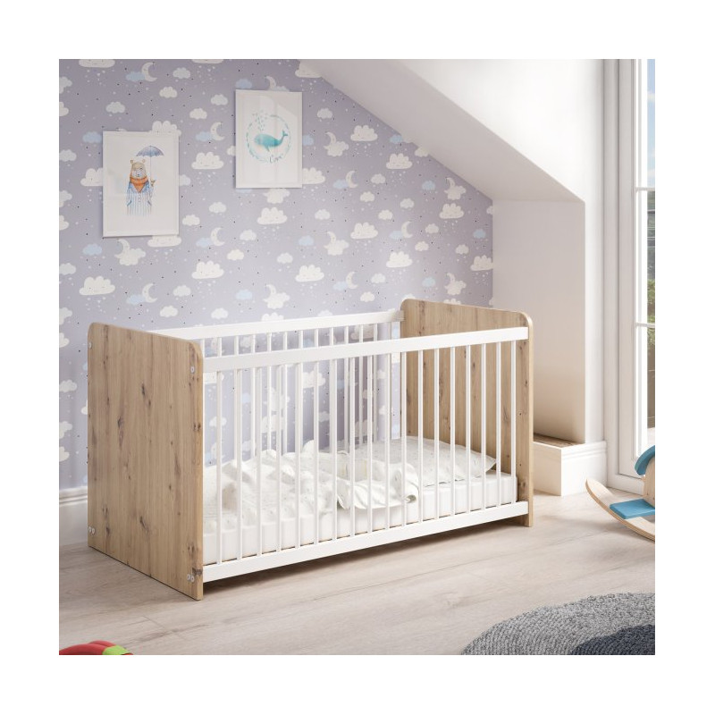 Łóżeczko 70×140 cm Winnie  z wkładem pod materac