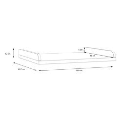 Przewijak na komodę Winnie WNZ431 do pokoju dziecka