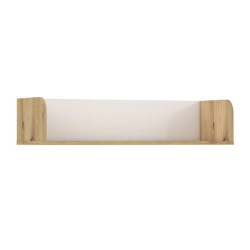 Półka wisząca 80 cm Winnie EMLB08 – dąb artisan/biały