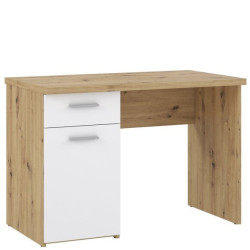 Biurko Winnie WNB935 140x80 cm – biały/dąb artisan