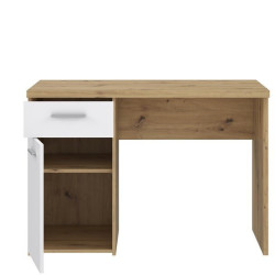Biurko Winnie WNB935 140x80 cm – biały/dąb artisan
