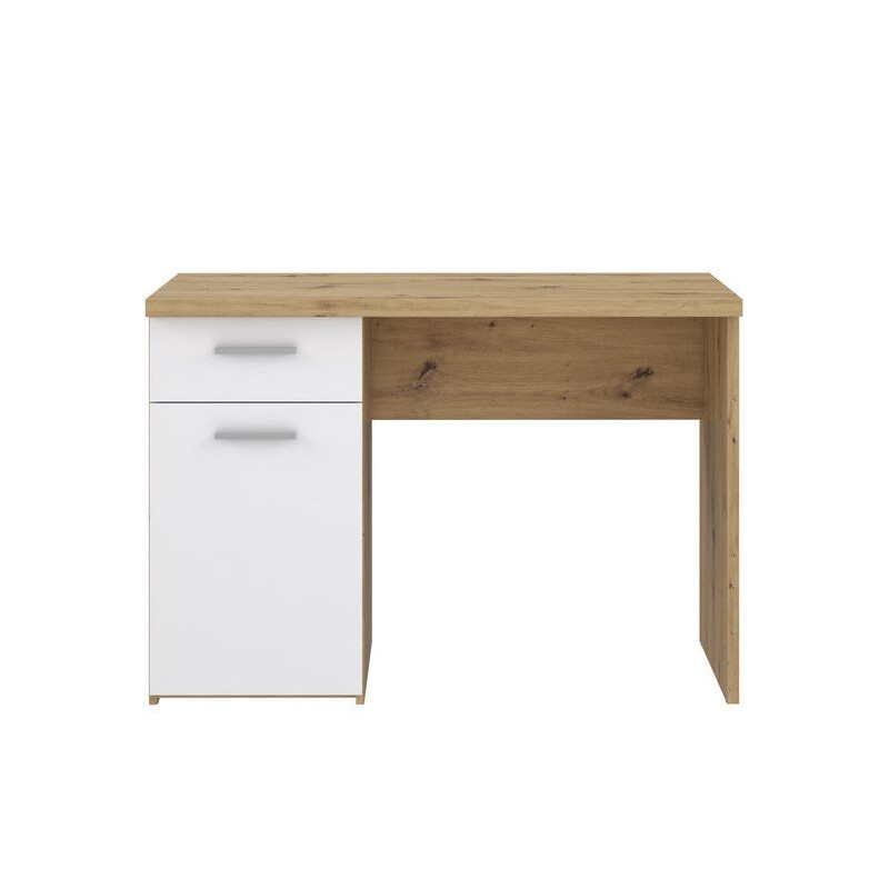 Biurko Winnie WNB935 140x80 cm – biały/dąb artisan