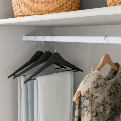 Szafa z lustrem Helen 180 cm do sypialni - biały/dąb sonoma