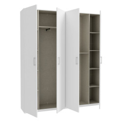 Szafa otwierana Home Nook 180 cm – biała elegancja do sypialni