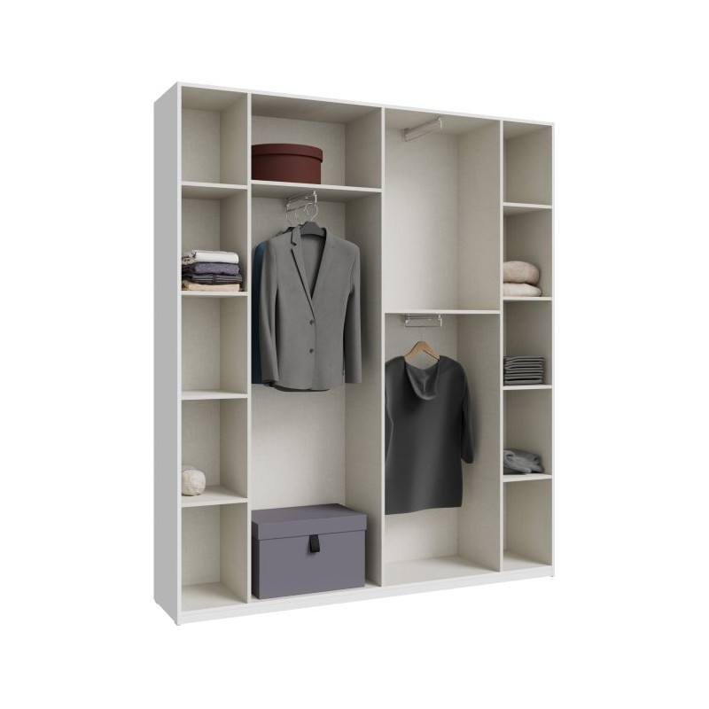 Szafa otwierana Home Nook 180 cm – biała elegancja do sypialni