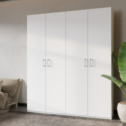 Szafa otwierana Home Nook 180 cm – biała elegancja do sypialni