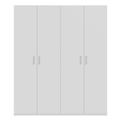 Szafa otwierana Home Nook 180 cm – biała elegancja do sypialni