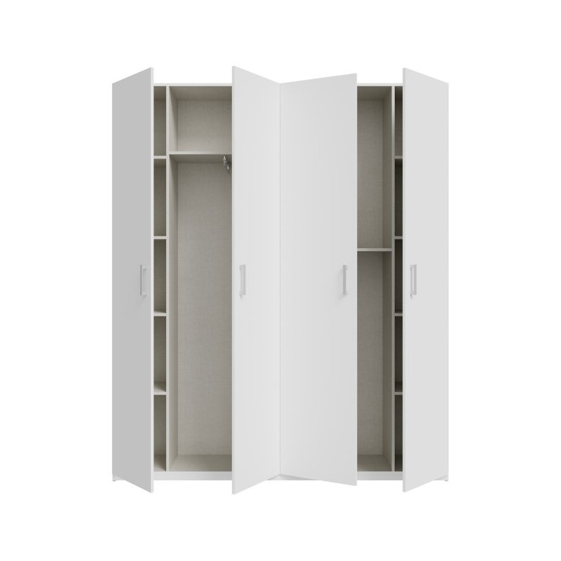 Szafa otwierana Home Nook 180 cm – biała elegancja do sypialni