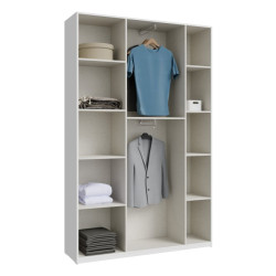 Szafa otwierana Home Nook 130 cm – biała elegancja do sypialni