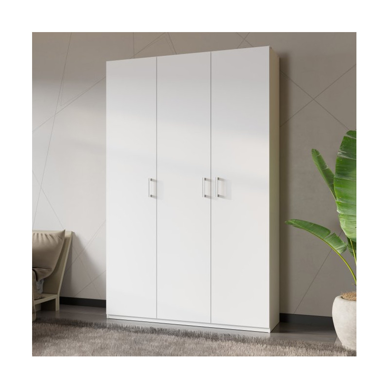 Szafa otwierana Home Nook 130 cm – biała elegancja do sypialni