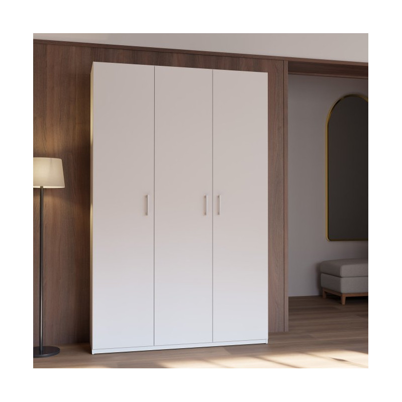 Szafa otwierana Home Nook 130 cm – biała elegancja do sypialni