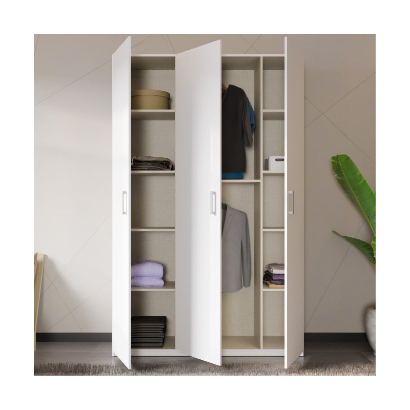 Szafa otwierana Home Nook 130 cm – biała elegancja do sypialni