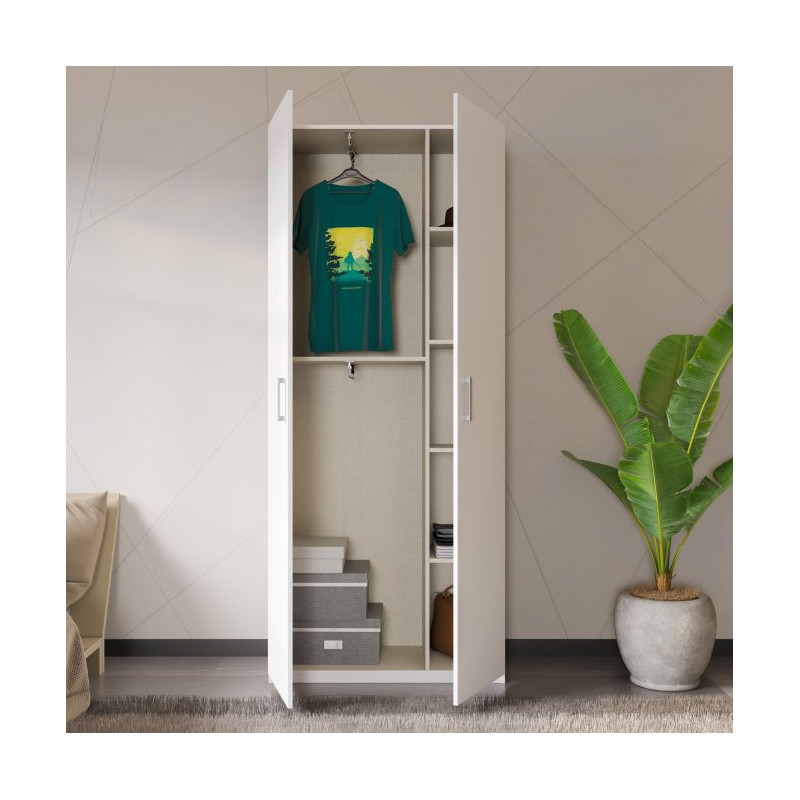 Szafa otwierana Home Nook 90 cm – biała elegancja do wnętrza