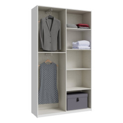 Szafa otwierana Home Nook 120 cm – biała elegancja do wnętrza