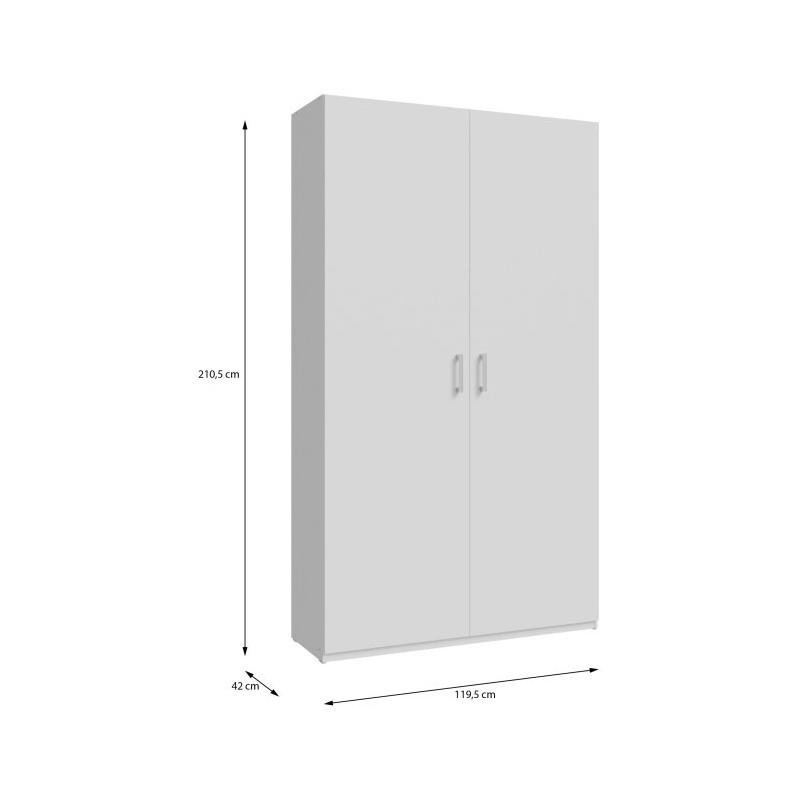 Szafa otwierana Home Nook 120 cm – biała elegancja do wnętrza